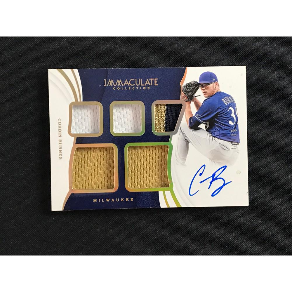 Corbin Burnes Auto And 5 Patch Card 16/49 (1 of 2)