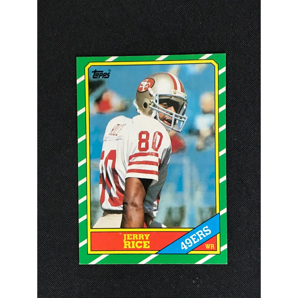 1986 Topps Jerry Rice Rookie Nm /mint (1 of 2)
