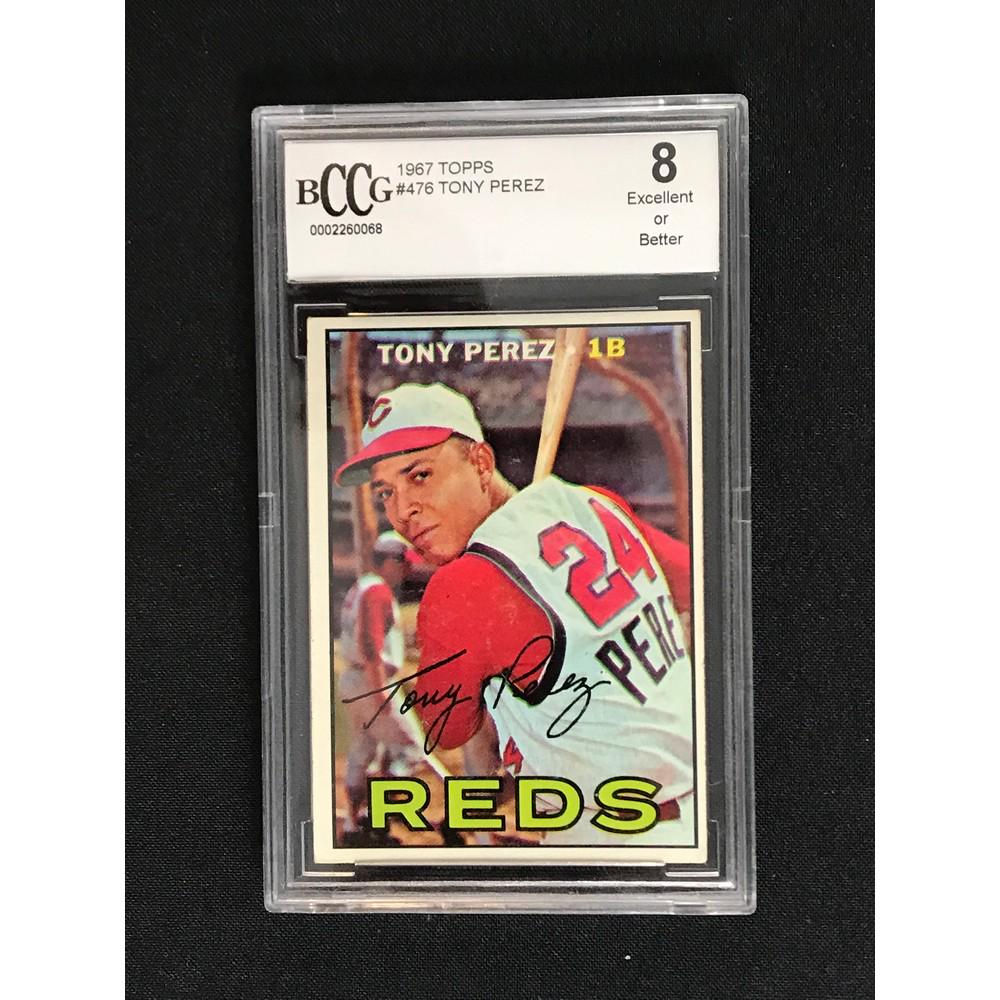 1967 Topps Tony Perez Bccg 8 (1 of 2)