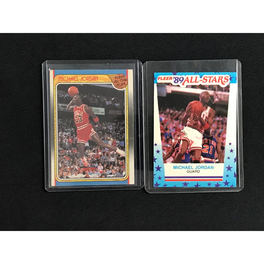 1988 Fleer/1989 Fleer Sticker Michael Jordan (1 of 2)