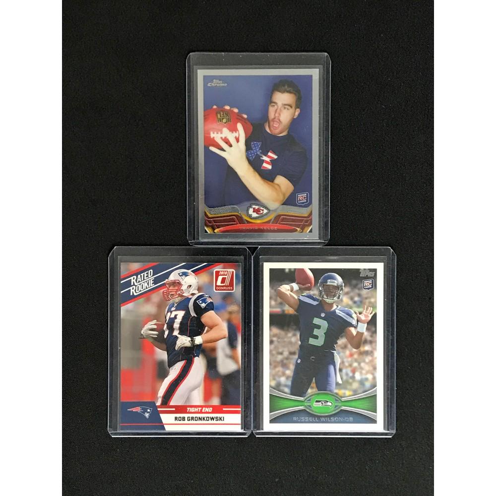 Three Football Rookies Gronk/kelce/wilson: Three Football Rookies Gronk/kelce/wilson