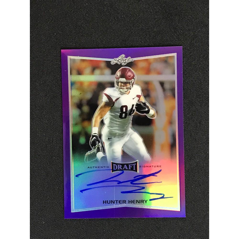 2016 Leaf Draft Hunter Henry Auto Rookie (1 of 2)