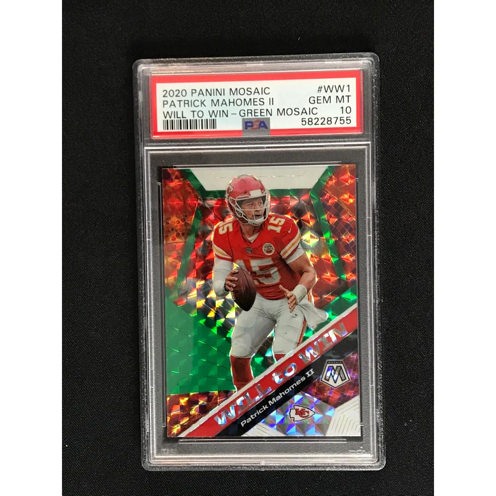 2020 Green Mosaic Patrick Mahomes Psa 10 (1 of 2)