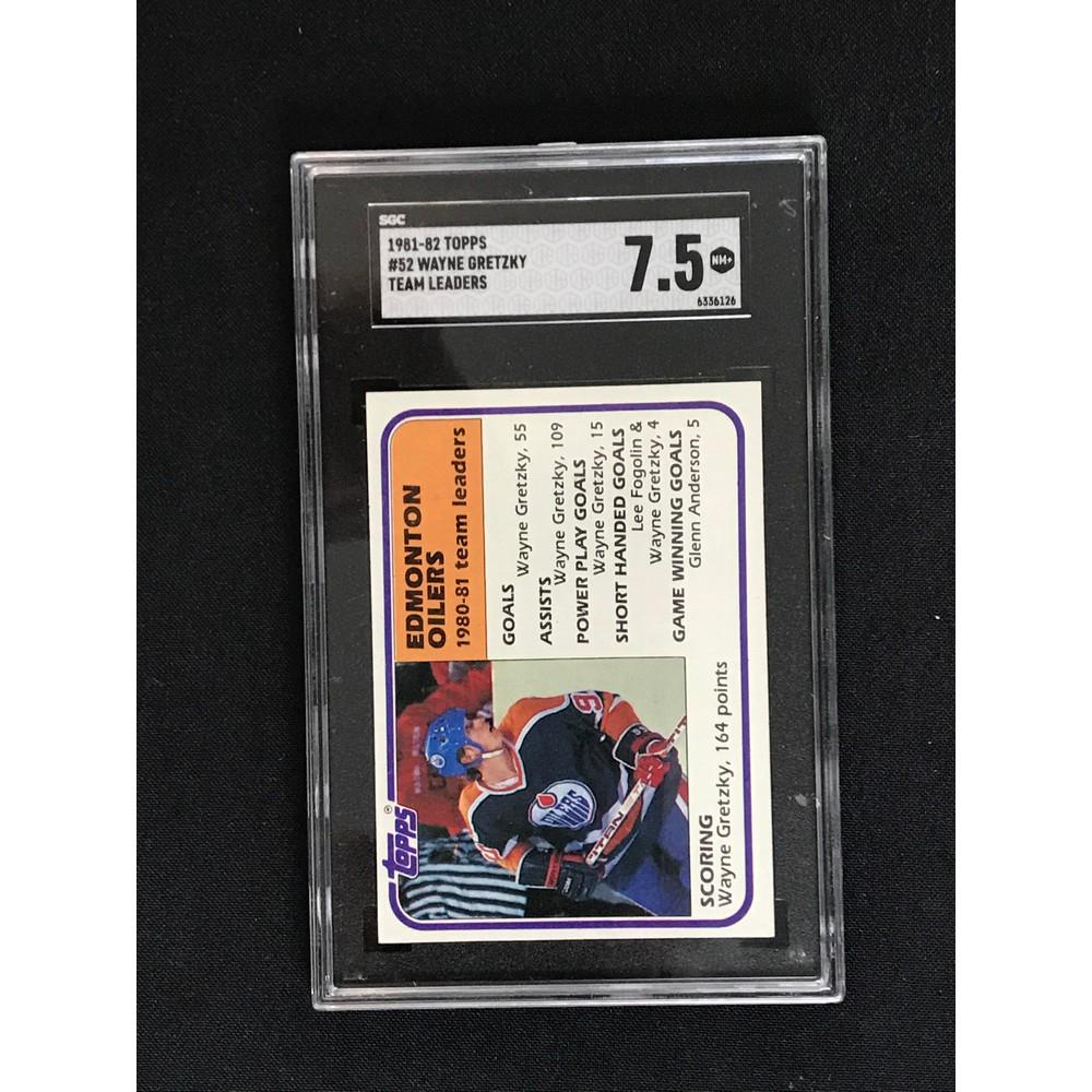 1981-82 Topps Wayne Gretzky Sgc 7.5 (1 of 2)