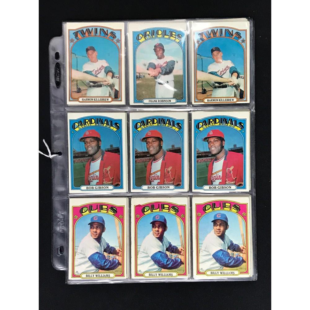 36 1972 Topps Baseball Stars/hof (1 of 8)