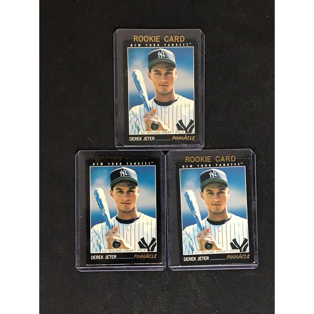 3 1993 Pinnacle Derek Jeter Rookies (1 of 2)