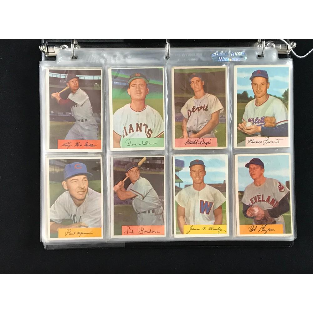 132 Different 1954 Bowman Baseball Cards (1 of 6)