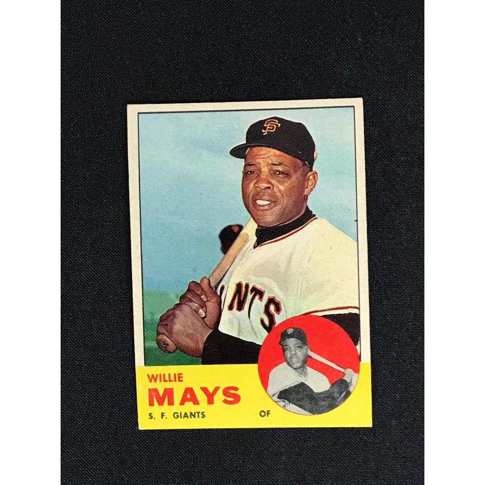 1963 Topps Crease Free Willie Mays (1 of 2)