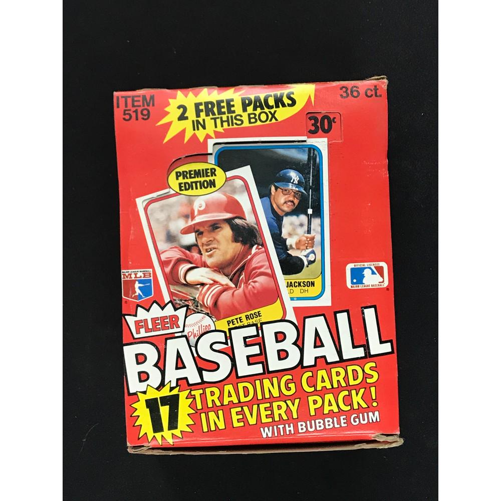 1981 Fleer Baseball Full Wax Box (1 of 2)