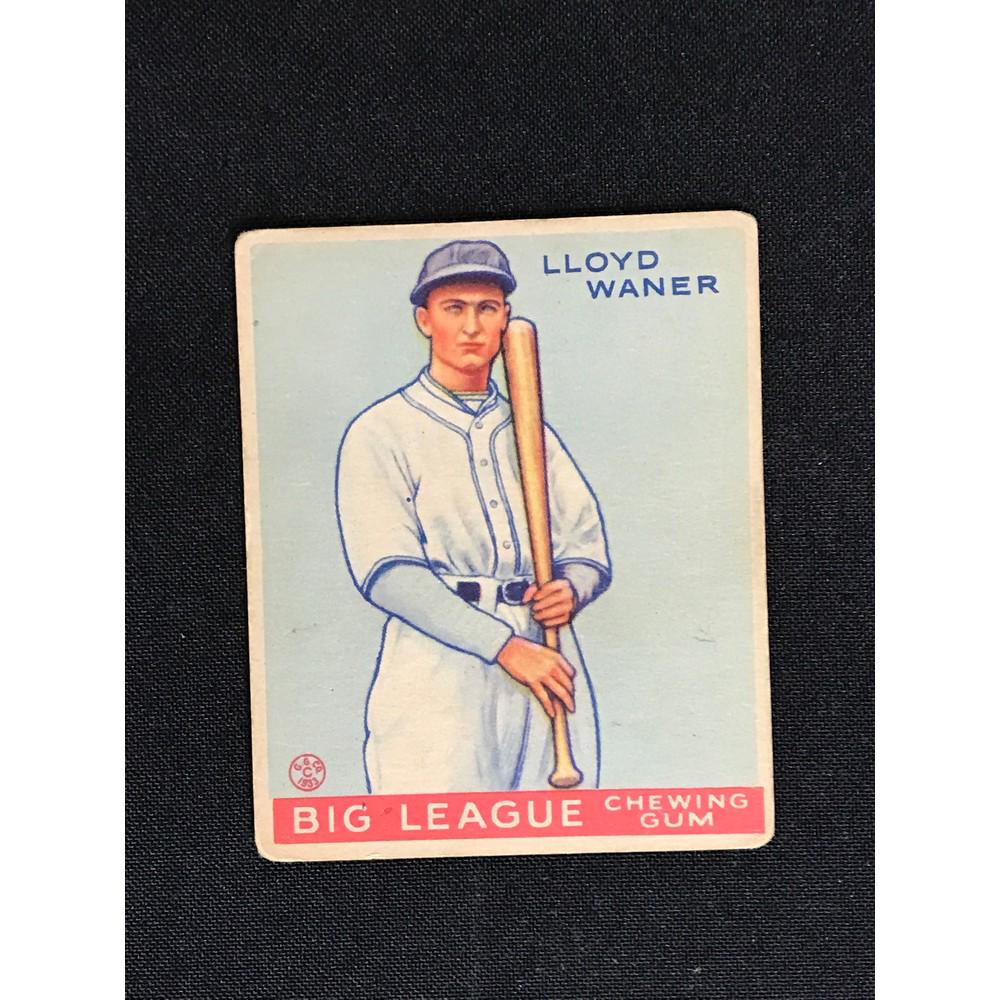 1933 Goudey Lloyd Waner Hof Vgex: 1933 Goudey Lloyd Waner Hof Vgex