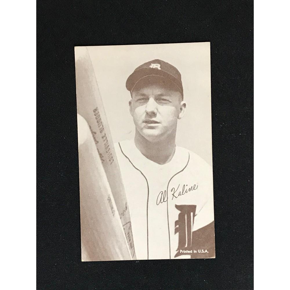 1962 Exhibit Stat Back Exhibit Al Kaline (1 of 2)