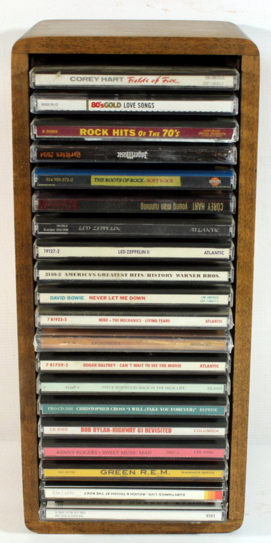 Lot of 18 CDs including REM, Zepplin I-III, Roger : Lot of 18 CDs including REM, Zepplin I-III, Roger Daltry, Bob Dylan, Bowie, 70s and 80s etc