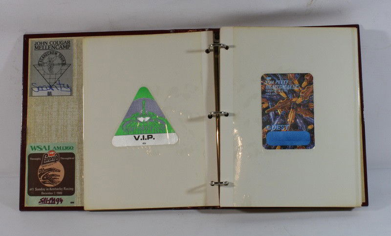 Massive collection of Back Stage Passes including: Massive collection of Back Stage Passes including: Billy Joel, James Taylor, U2, AirSupply, Heart, Roger Waters, White Snake, David Lee Roth, and more