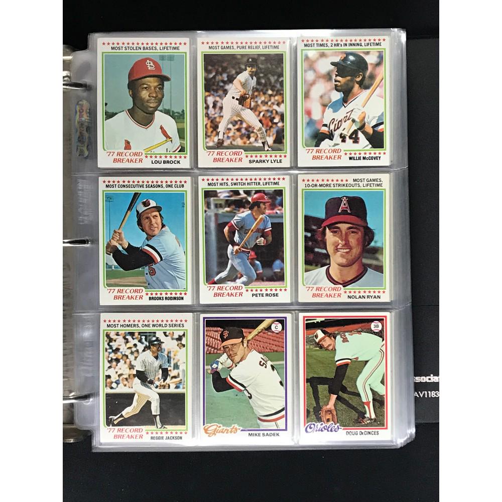1978 Topps Baseball Complete Set In Binder (1 of 6)
