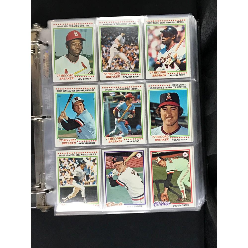 1978 Topps Baseball Complete High Grade Set (1 of 6)