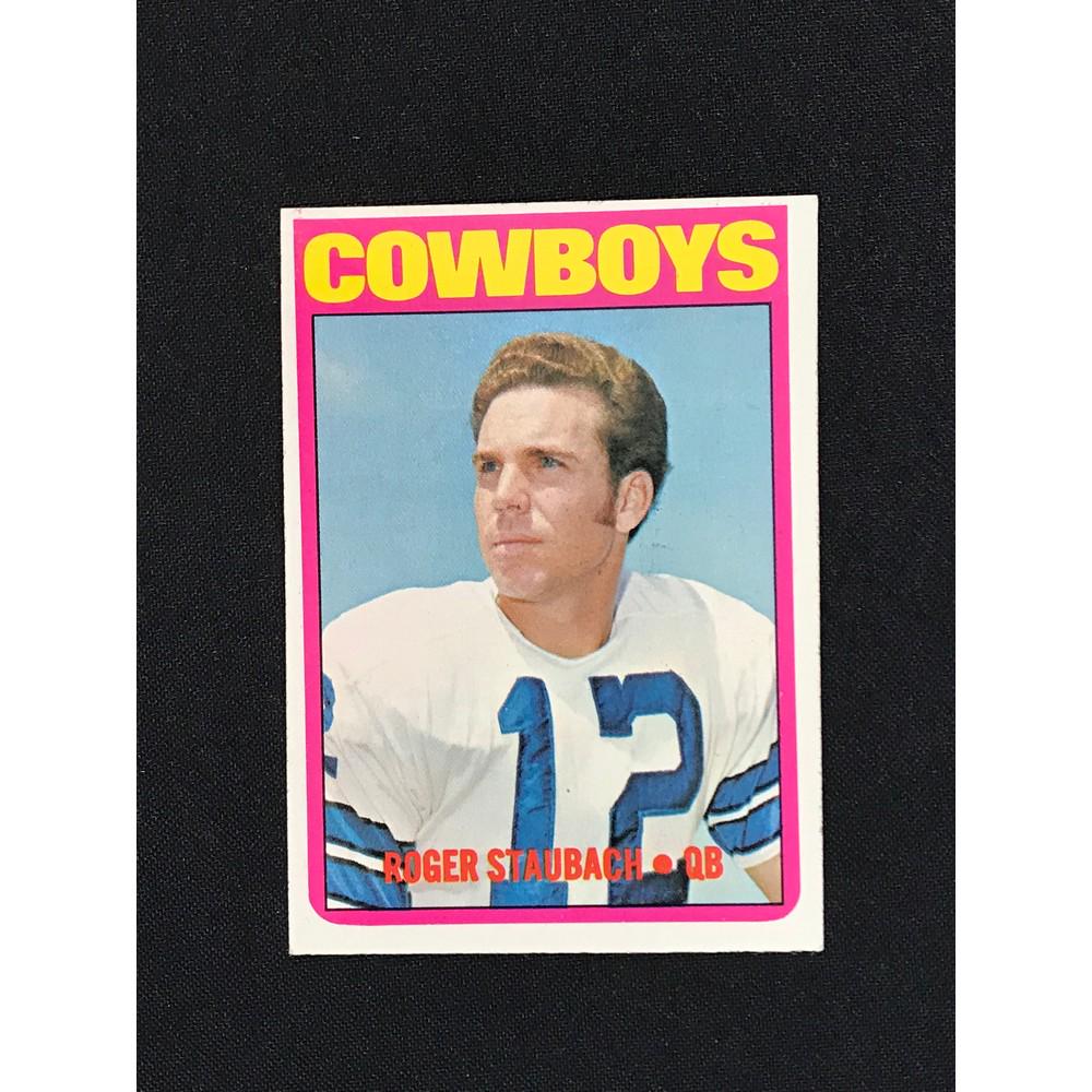 1972 Topps Roger Staubach Rookie Crease Free (1 of 2)