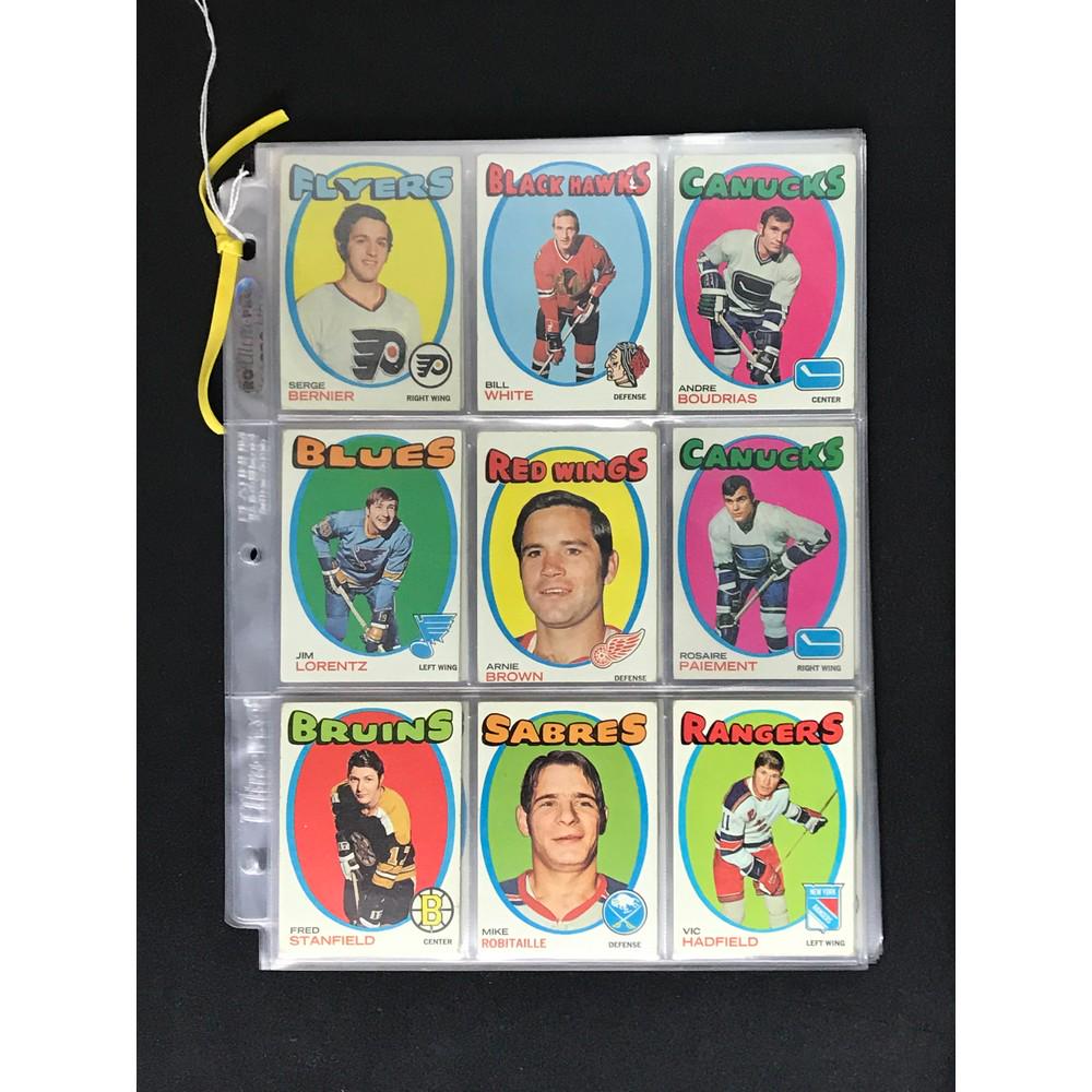 1971-72 Topps Hockey Starter Set 91 Cards (1 of 6)