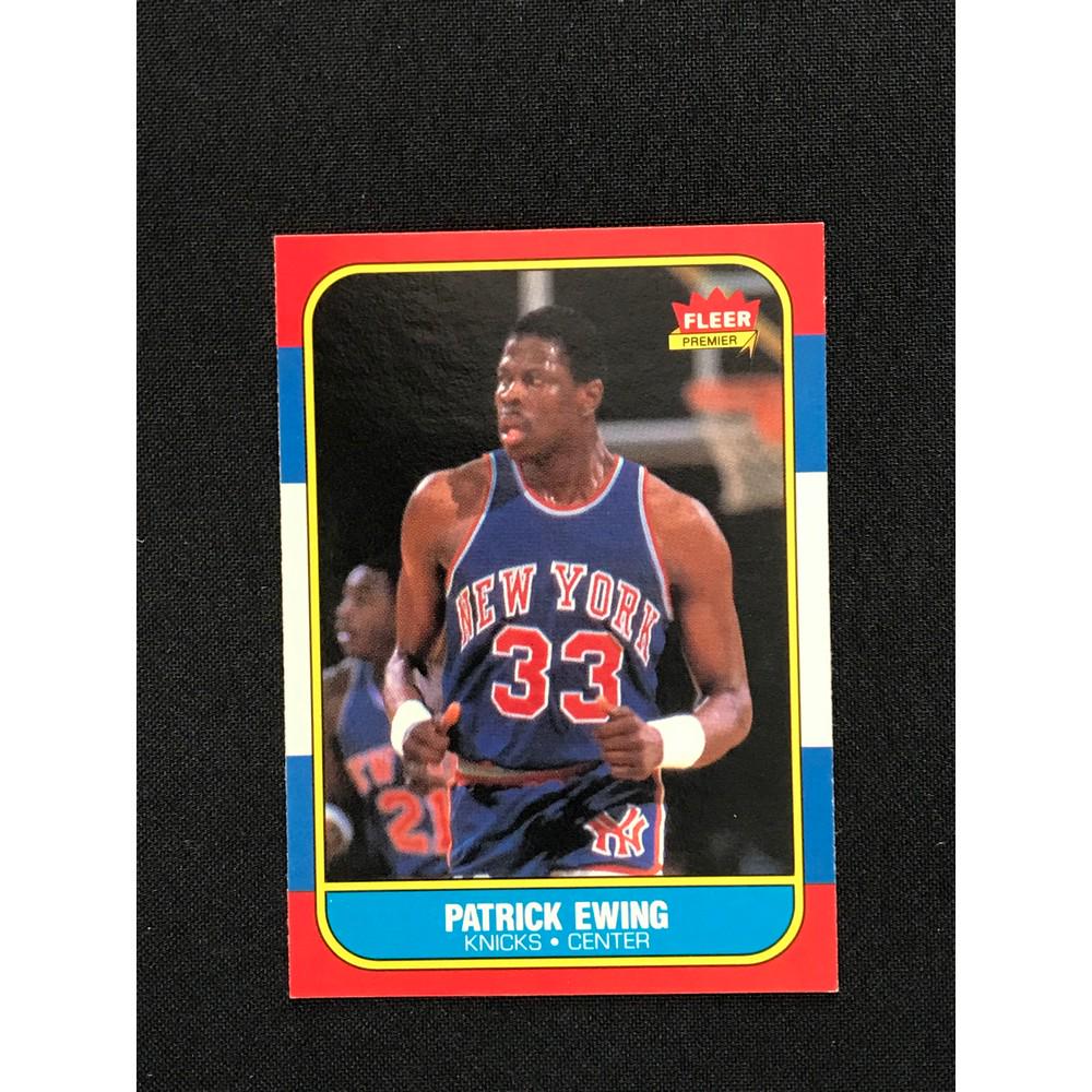 1986 Fleer Patrick Ewing Rookie Card (1 of 2)
