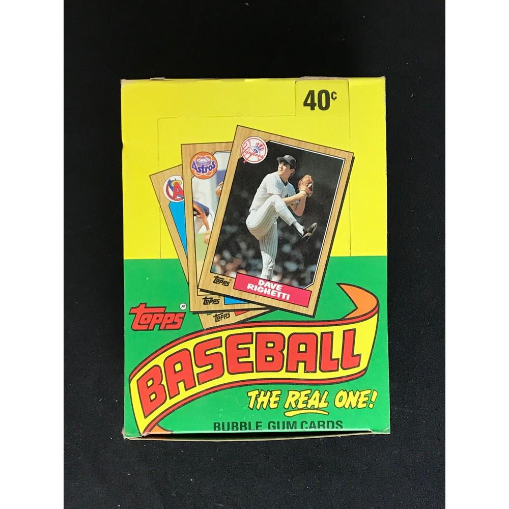 1987 Topps Baseball Unopened Wax Box (1 of 2)
