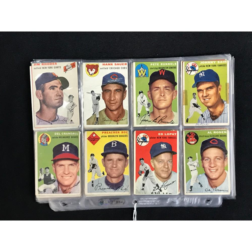 1954 Topps Baseball Starter Set 58 Cards With Hof (1 of 6)