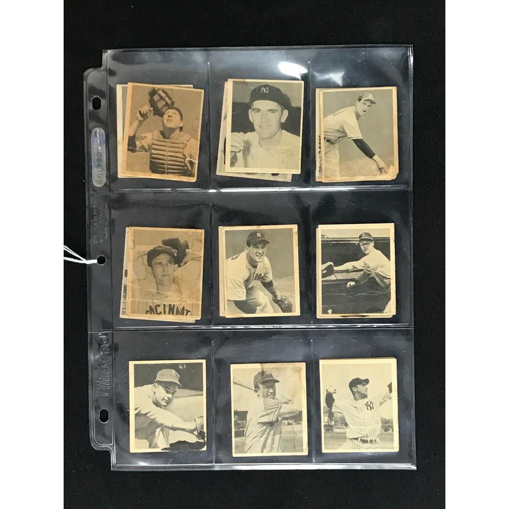 16 1948 Bowman Baseball Cards (1 of 2)