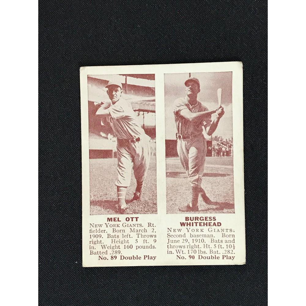 1941 Double Play Mel Ott Crease Free (1 of 2)