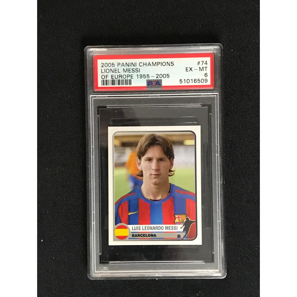2005 Panini Lionel Messi Psa 6: 2005 Panini Lionel Messi Psa 6