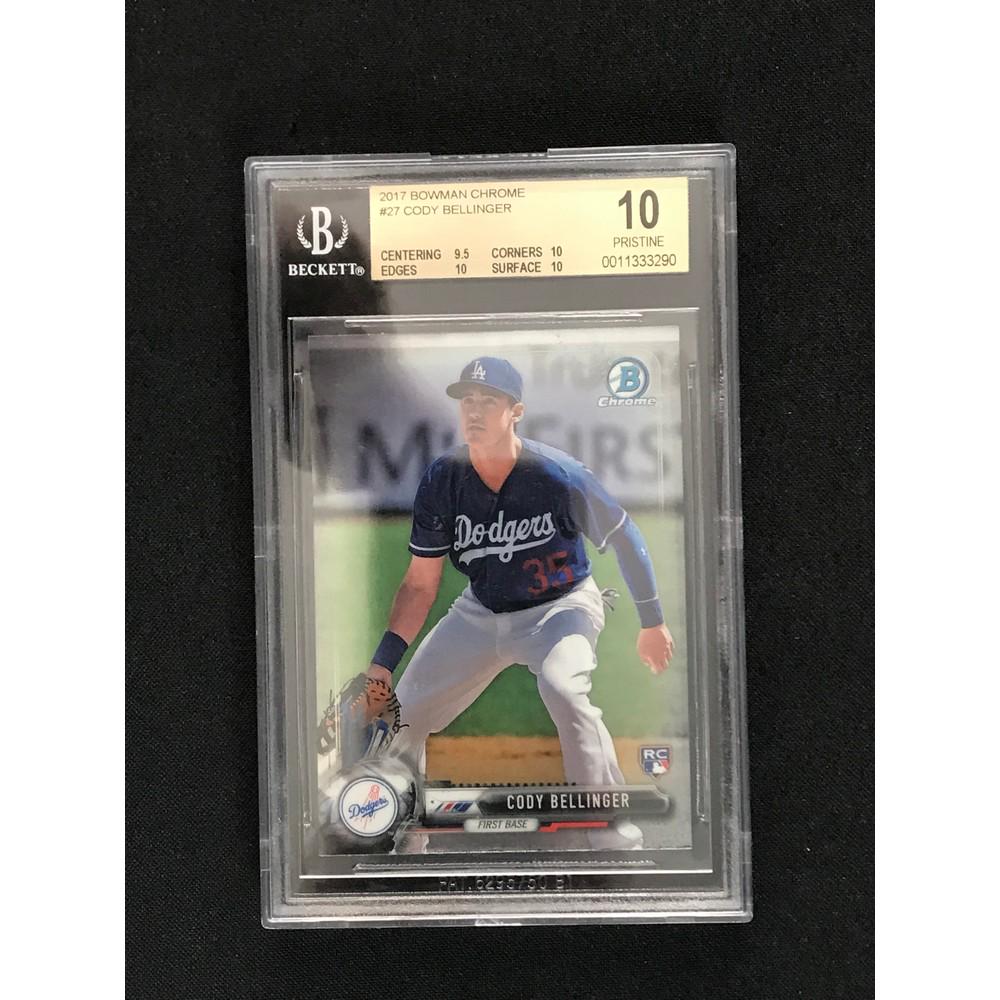2017 Bowman Chrome Cody Bellinger Rc Bgs 10 (1 of 2)