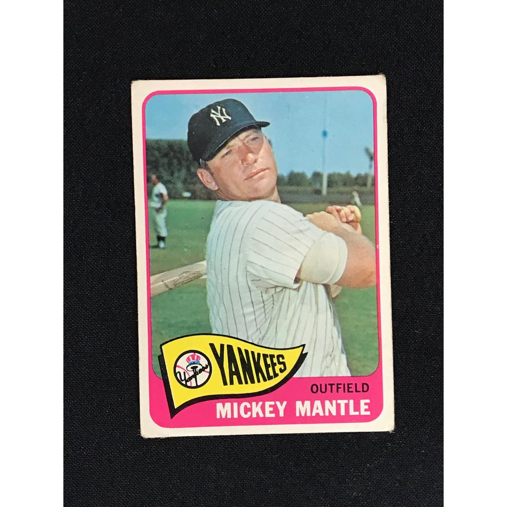 1965 Topps Mickey Mantle Vgex No Creases (1 of 2)
