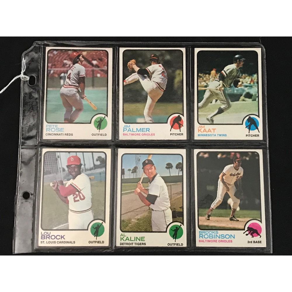 6 1973 Topps Baseball Superstars (1 of 2)