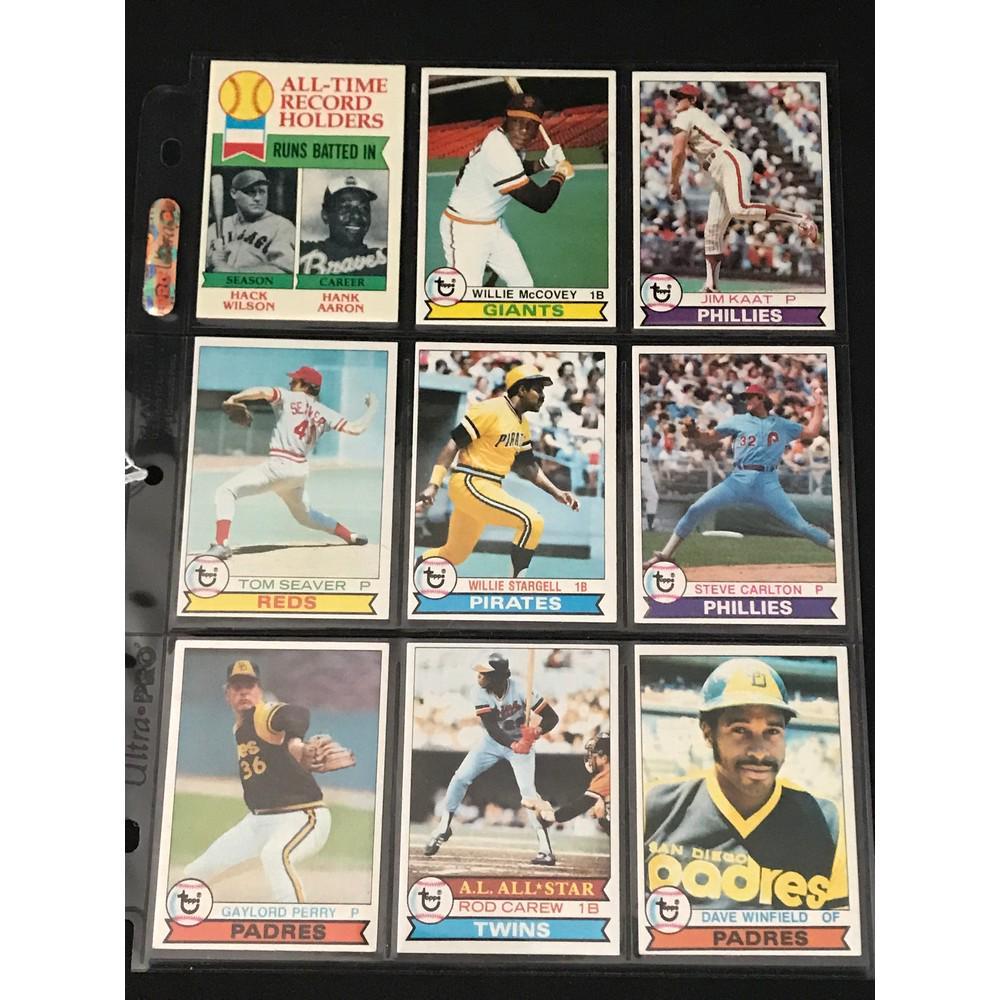 9 1979 Topps Baseball Superstars (1 of 2)