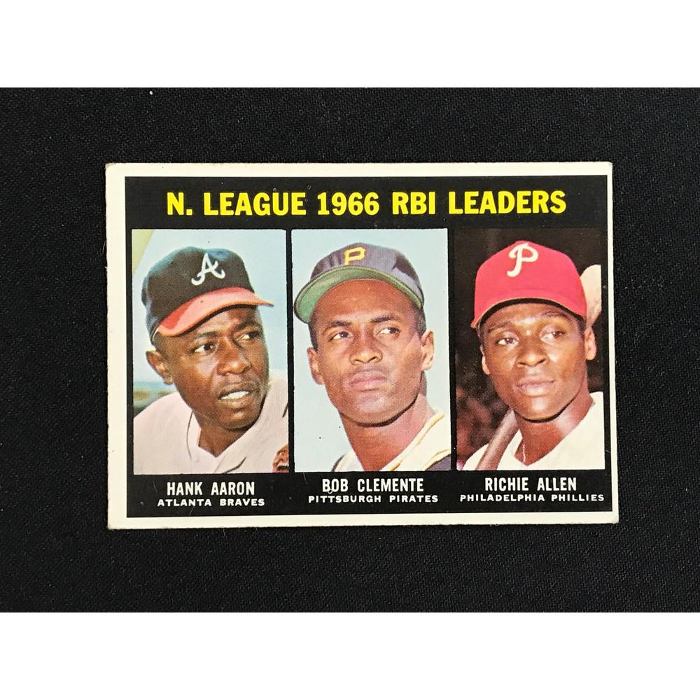 1967 Topps Clemente/aaron Leader Ex (1 of 2)
