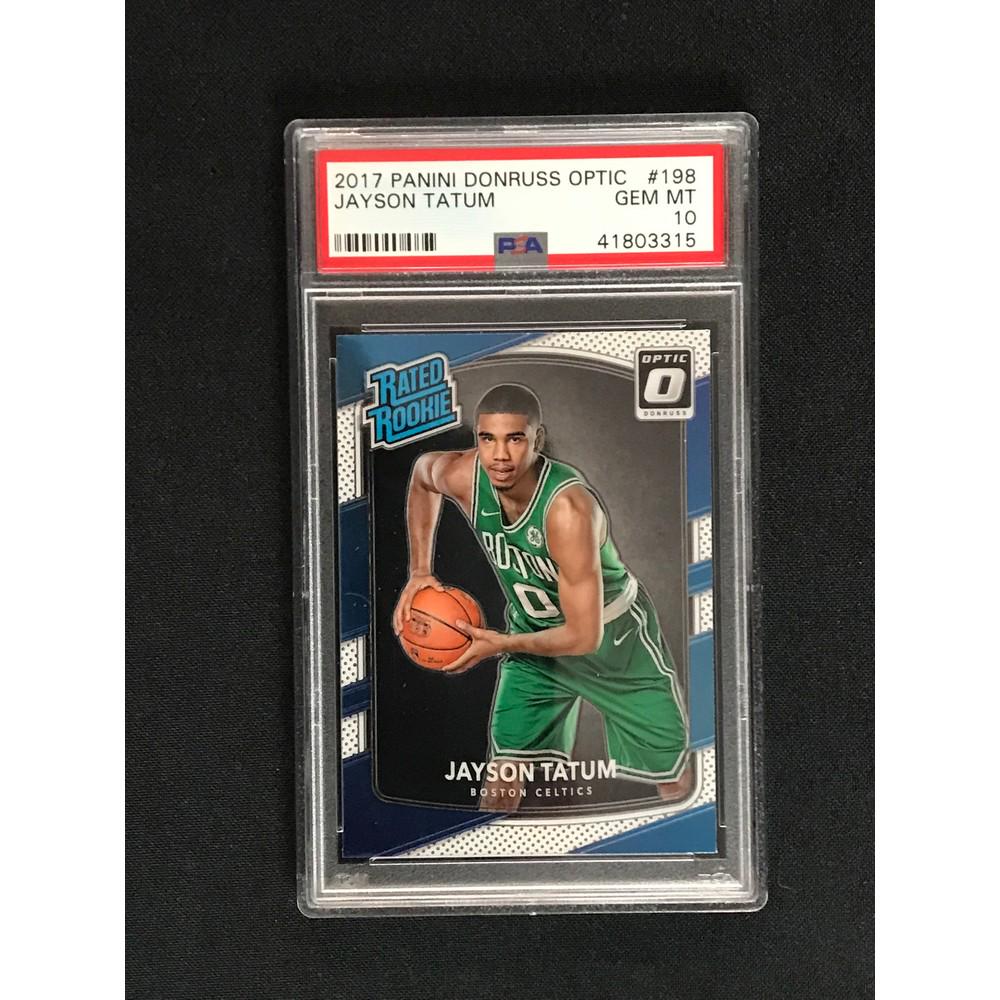 2017 Optic Jayson Tatum Rookie Psa 10 (1 of 2)