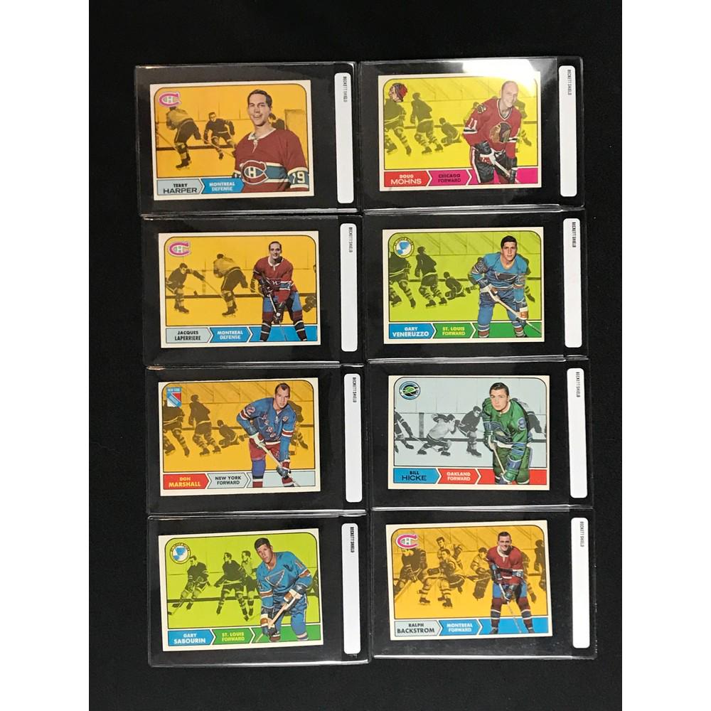 16 High Grade 1968 Topps Hockey Cards (1 of 4)