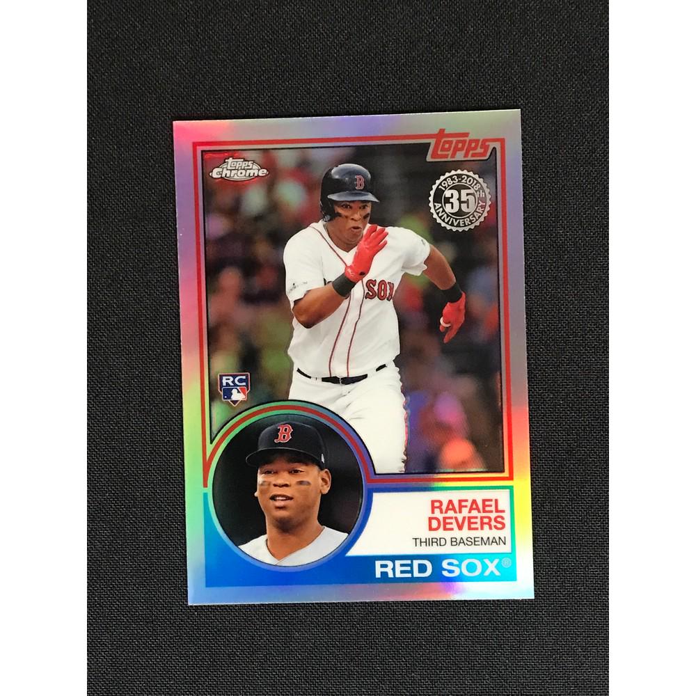 2018 Topps Chrome Rafael Devers Rookie (1 of 2)