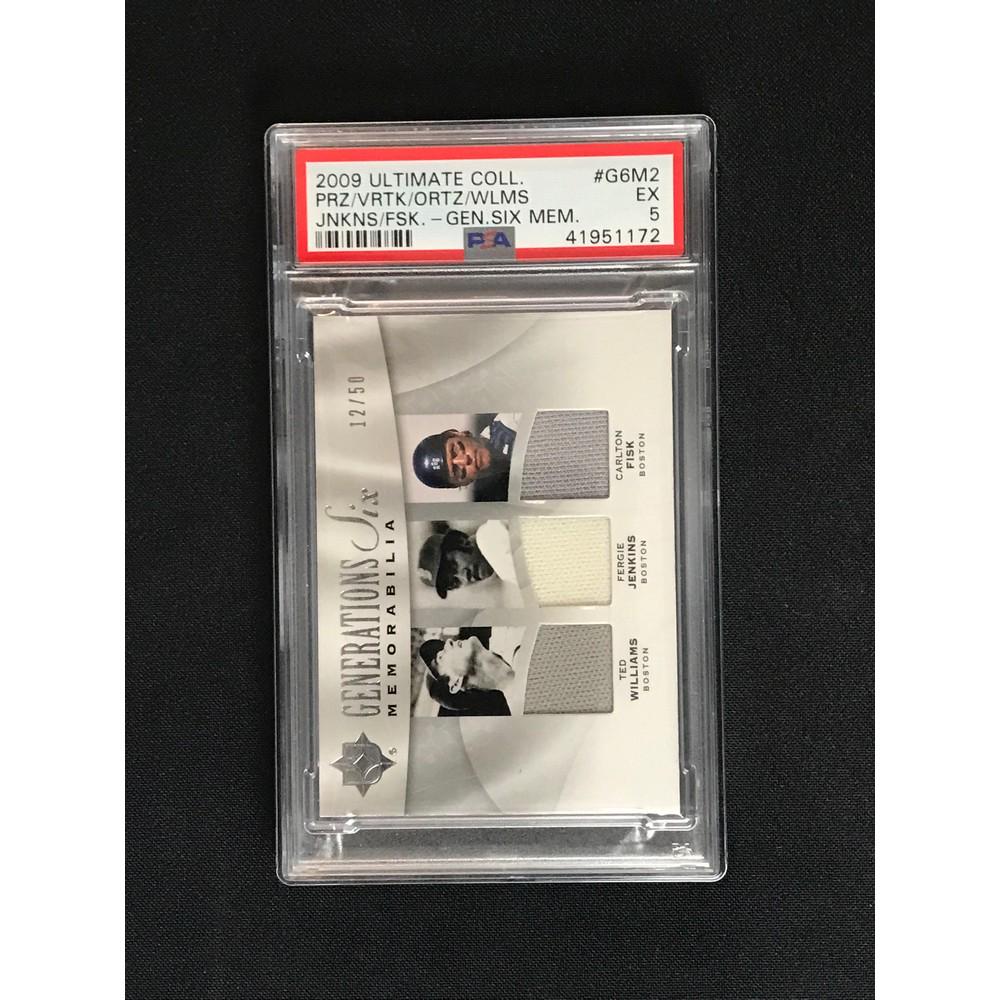 2009 Ultimate Triple Patch Ted Williams/fisk/ (1 of 2)