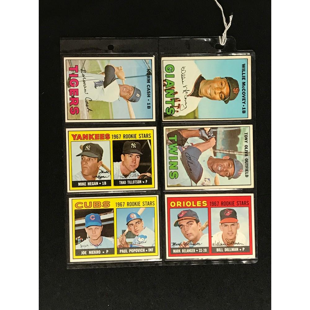 6  1967 Topps Baseball Stars/rc (1 of 2)