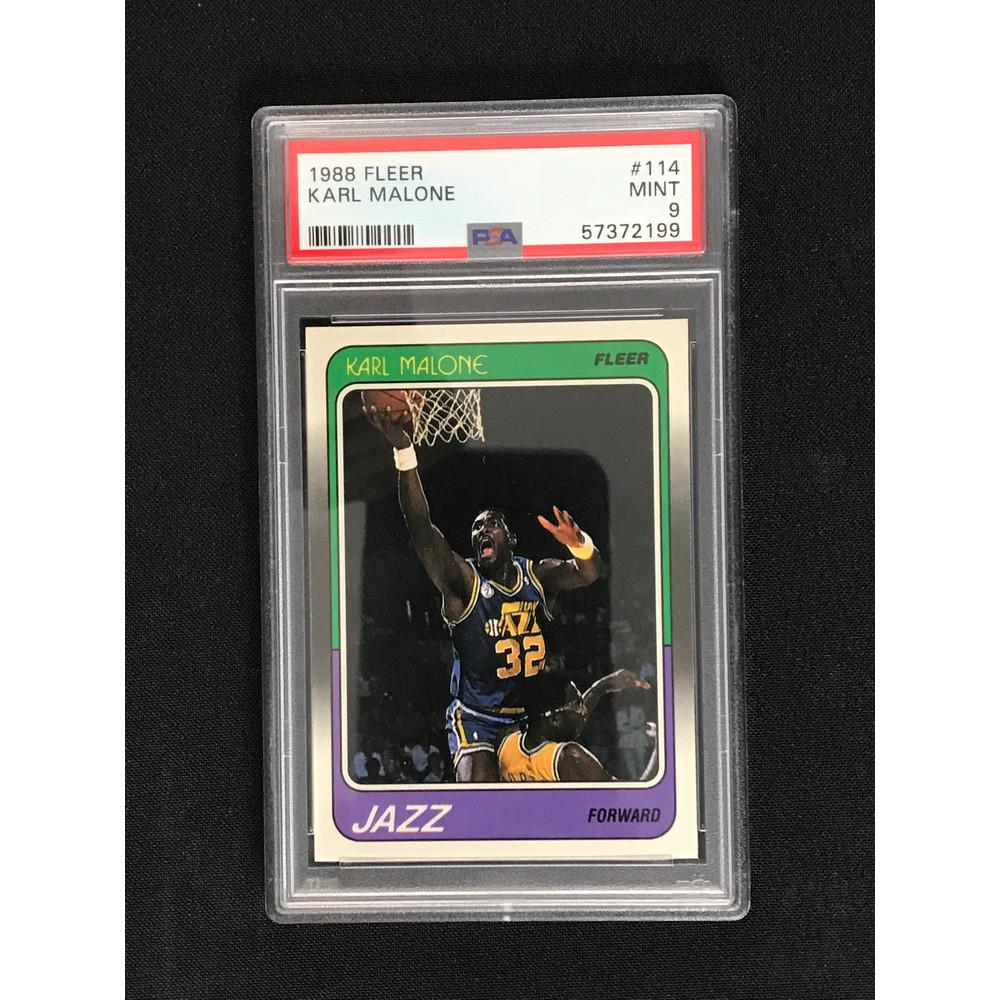 1988 Fleer Karl Malone Psa 9 (1 of 2)