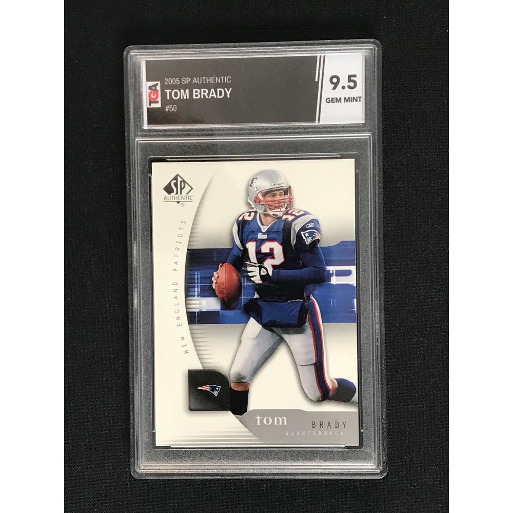 2005 Sp Authentic Tom Brady Tga 9.5 (1 of 2)