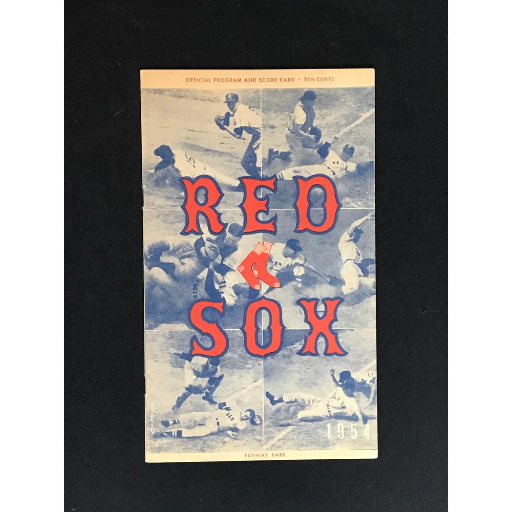 1954 Red Sox Vs. Chicago Program (1 of 2)
