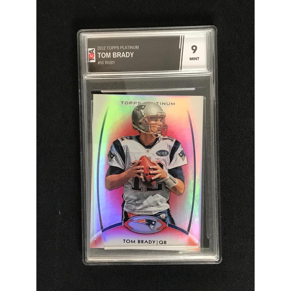 2012 Topps Platinum Tom Brady Tga 9 (1 of 2)