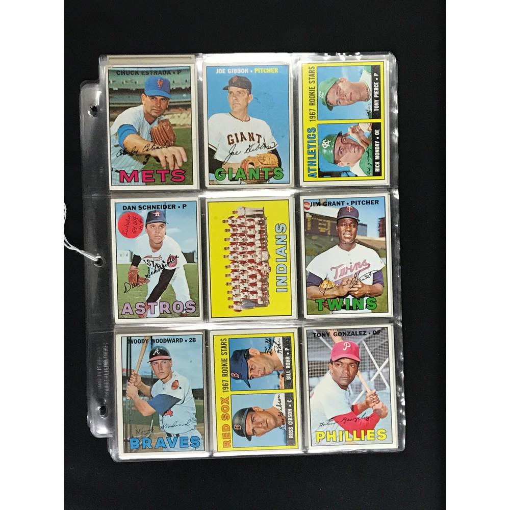54 High Grade High # 1967 Topps Baseball Cards (1 of 6)