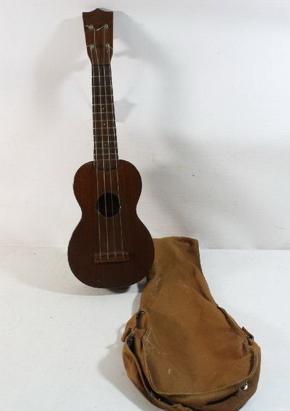 Ukulele 21" Martin and Company Stamp on Headstock : Ukulele 21" Martin and Company Stamp on Headstock and Inside
