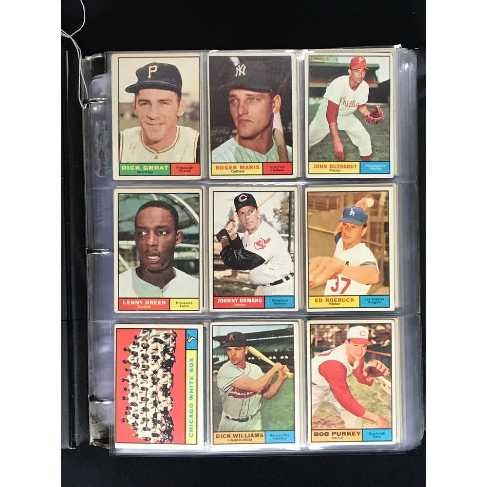 457 Different 1961 Topps Baseball Cards Hof (1 of 6)