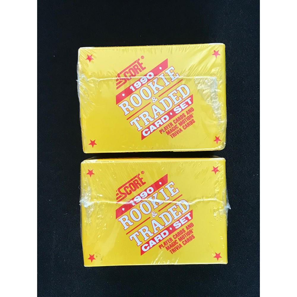 Two 1990 Score Traded Baseball Sealed Sets (1 of 2)