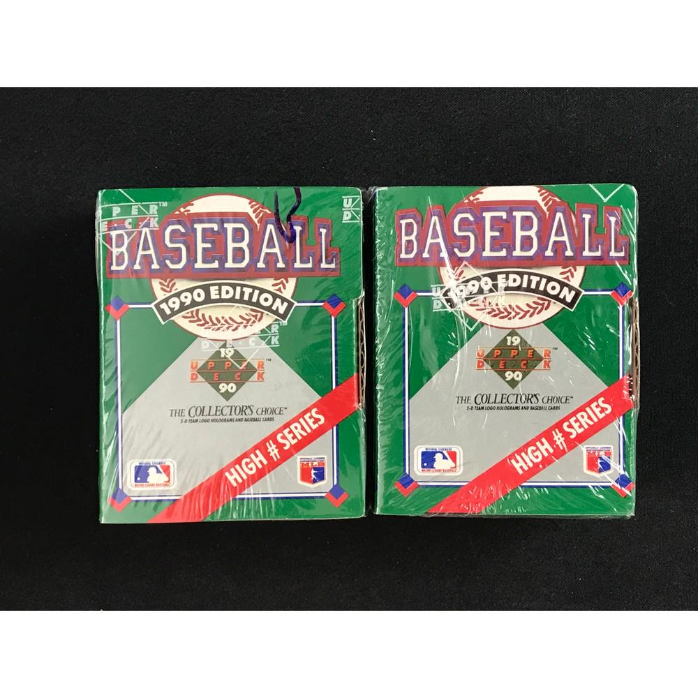 Two 1990 Ud Baseball Unopened High Series Sets (1 of 2)