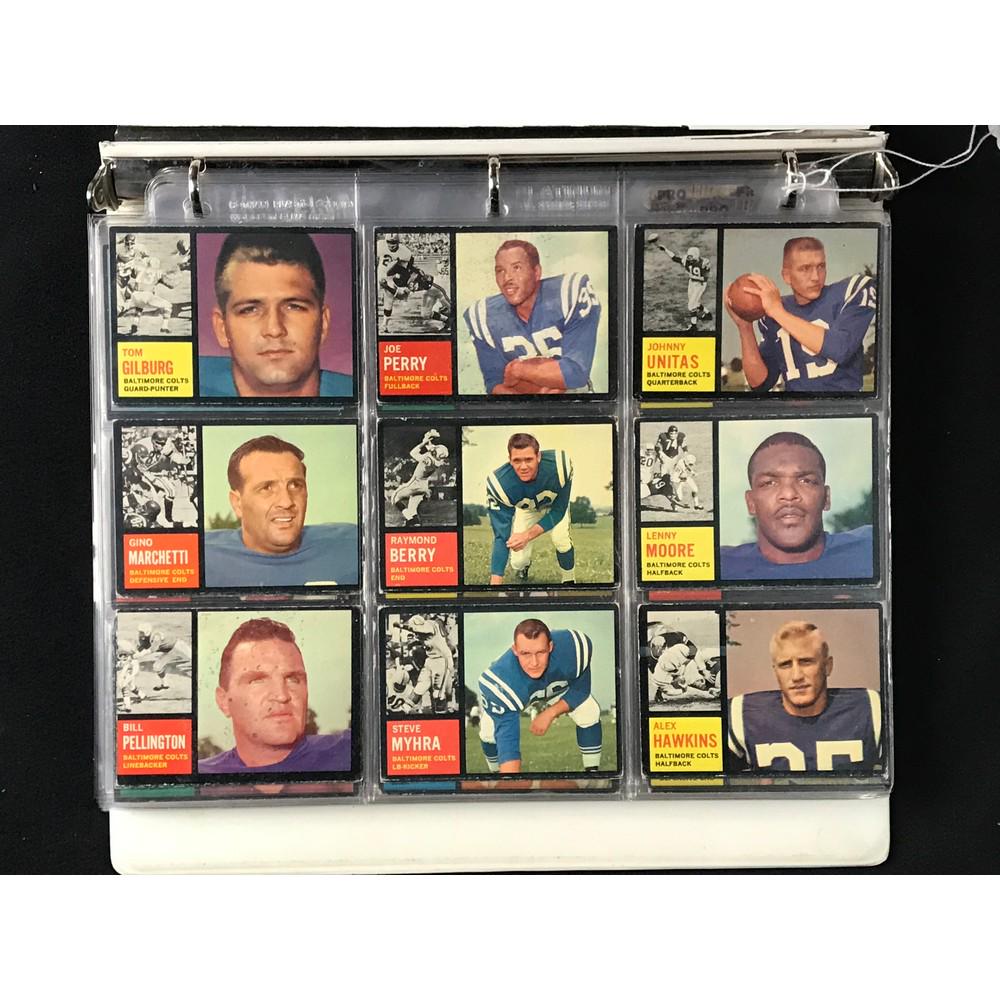 1962 Topps Football Near Set 170 Of 176 (1 of 16)