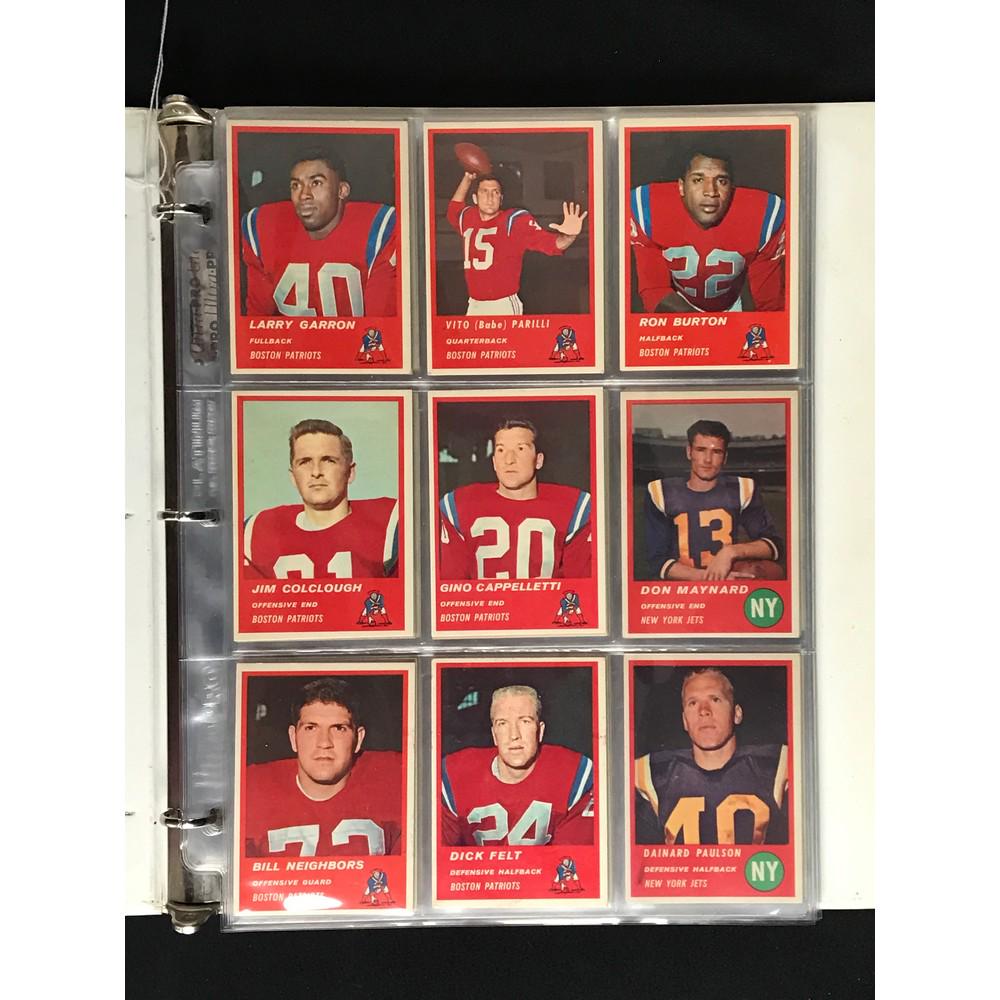 1963 Fleer Football Near Set 77 Of 88 (1 of 6)