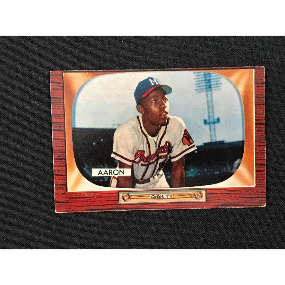 1955 Bowman Hank Aaron Vg-ex (1 of 2)