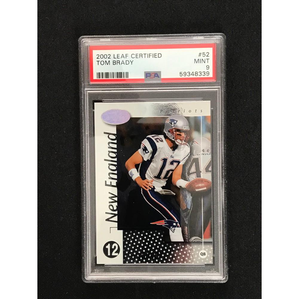 2002 Leaf Certified Tom Brady Psa 9 (1 of 2)